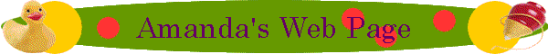 Amanda's Web Page